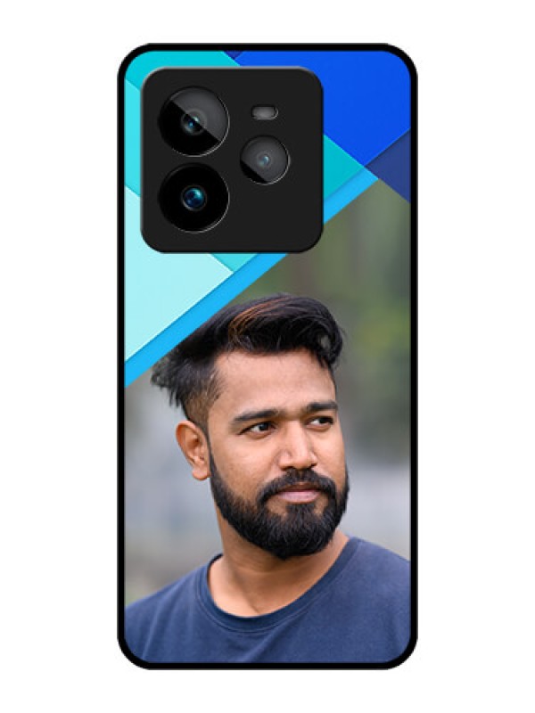 Custom Realme GT 7 Pro Custom Metal Phone CaseBlue Pattern Design