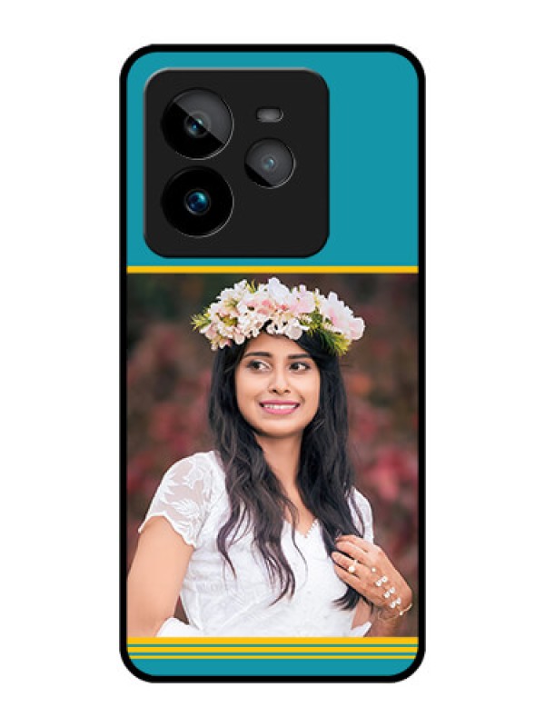 Custom Realme GT 7 Pro Custom Metal Phone CaseYellow and Blue Design