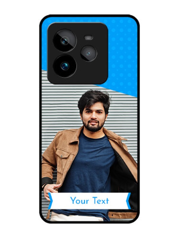 Custom Realme GT 7 Pro Custom Metal Phone CaseSimple Blue Color Design