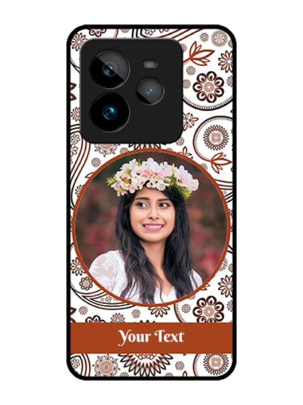 Custom Realme GT 7 Pro Custom Metal Phone CaseAbstract Flower Design