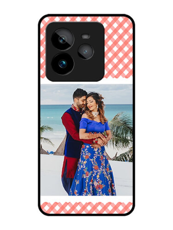 Custom Realme GT 7 Pro Custom Metal Phone CasePink Pattern Design