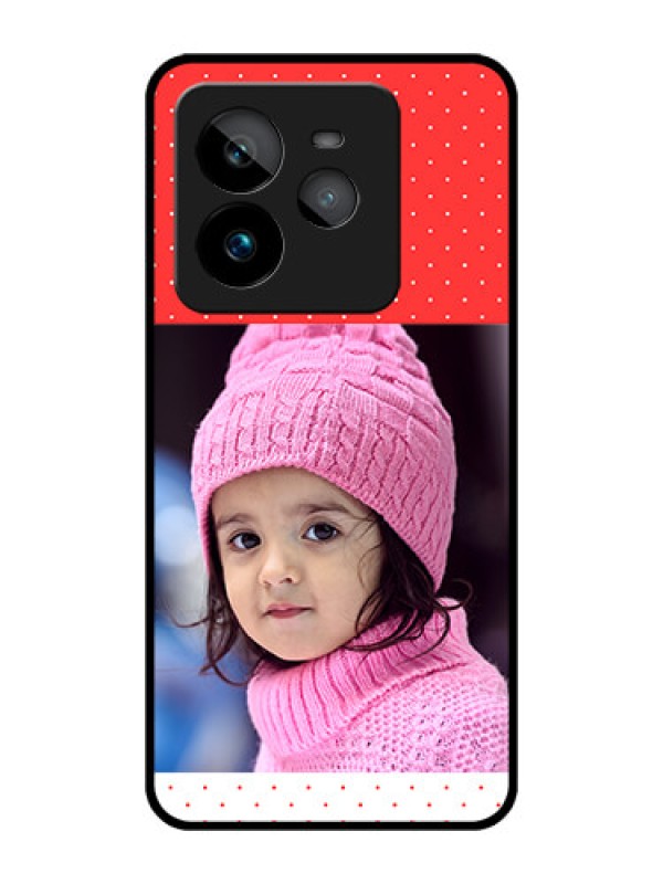 Custom Realme GT 7 Pro Custom Metal Phone CaseRed Pattern Design