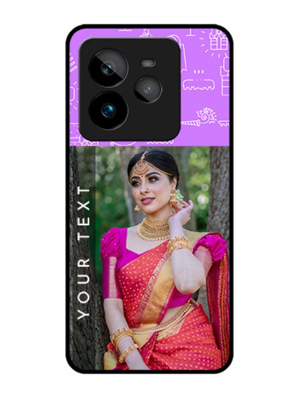 Custom Realme GT 7 Pro Custom Metal Phone CaseBirthday Icons Design