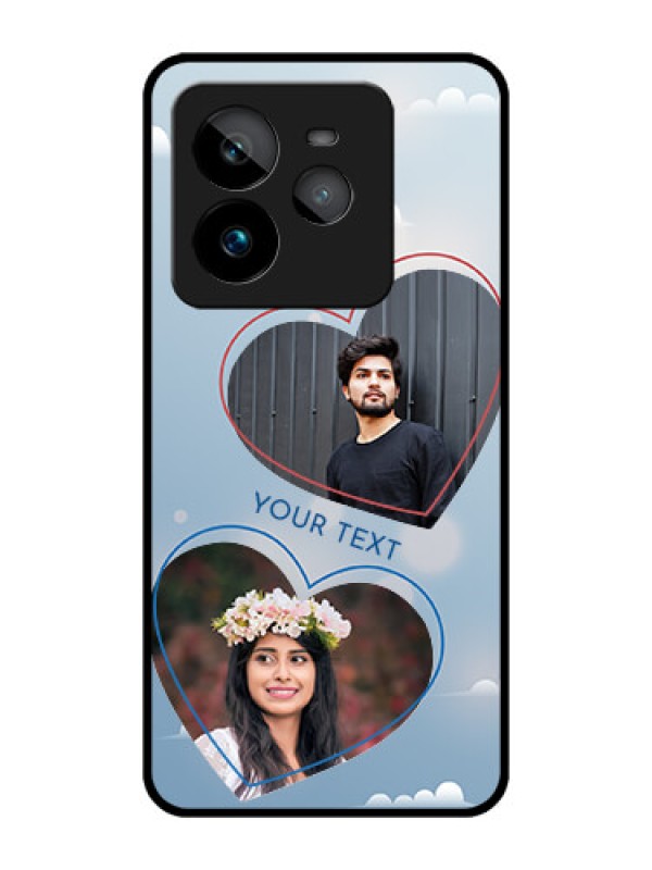 Custom Realme GT 7 Pro Custom Metal Phone CaseBlue Color Couple Design