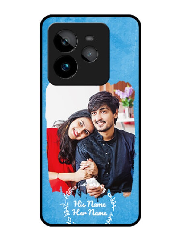 Custom Realme GT 7 Pro Custom Metal Phone CaseBlue Color Vintage Design