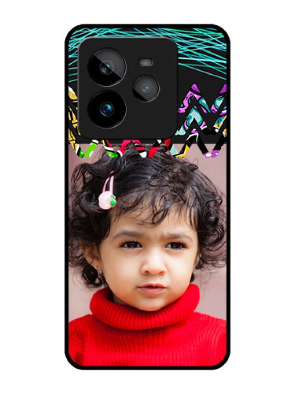 Custom Realme GT 7 Pro Custom Metal Phone CaseNeon Abstract Design