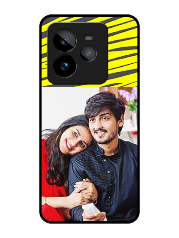 Custom Realme GT 7 Pro Custom Metal Phone CaseYellow Abstract Design