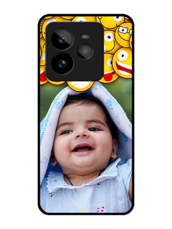 Custom Realme GT 7 Pro Custom Metal Phone CaseWith Smiley Emoji Design