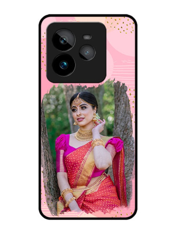 Custom Realme GT 7 Pro Custom Metal Phone CaseGold Glitter Splash Design