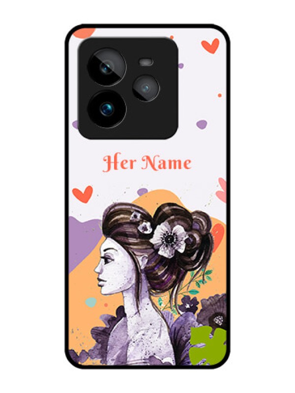 Custom Realme GT 7 Pro Custom Metal Phone CaseWoman And Nature Design