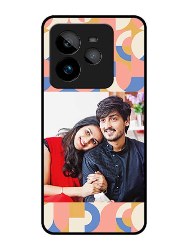 Custom Realme GT 7 Pro Custom Metal Phone CaseSemi - Circle Maze Pattern Design