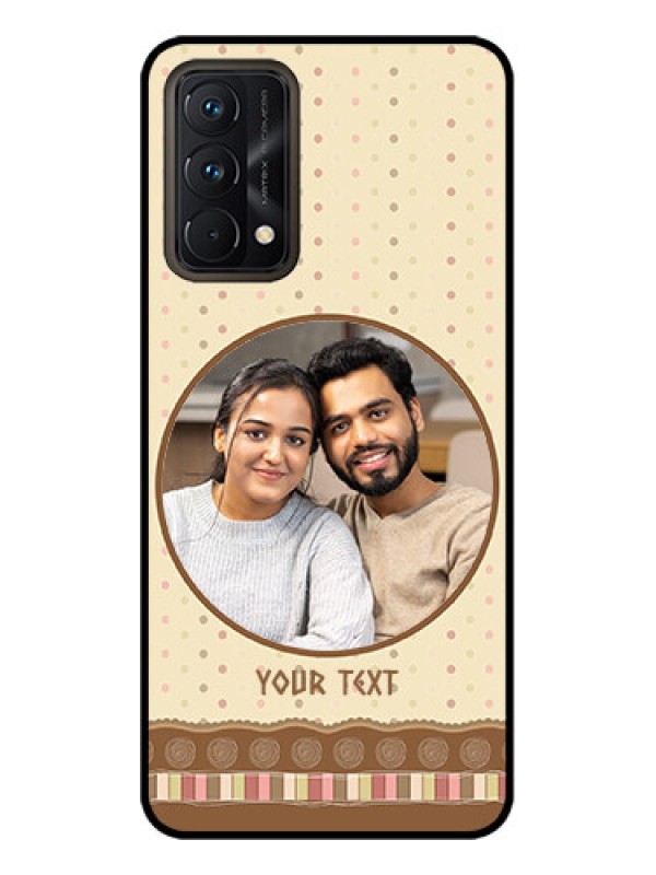 Custom Realme GT Master Edition Custom Metal Phone CaseBrown Dotted Mobile Case Design