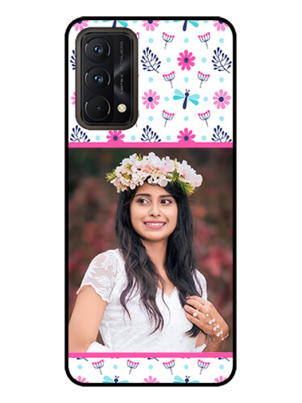 Custom Realme GT Master Edition Custom Metal Phone CaseColorful Flower Design