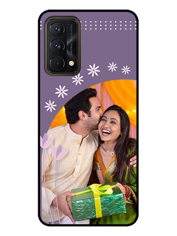 Custom Realme GT Master Edition Custom Metal Phone CaseLavender Flowers Design