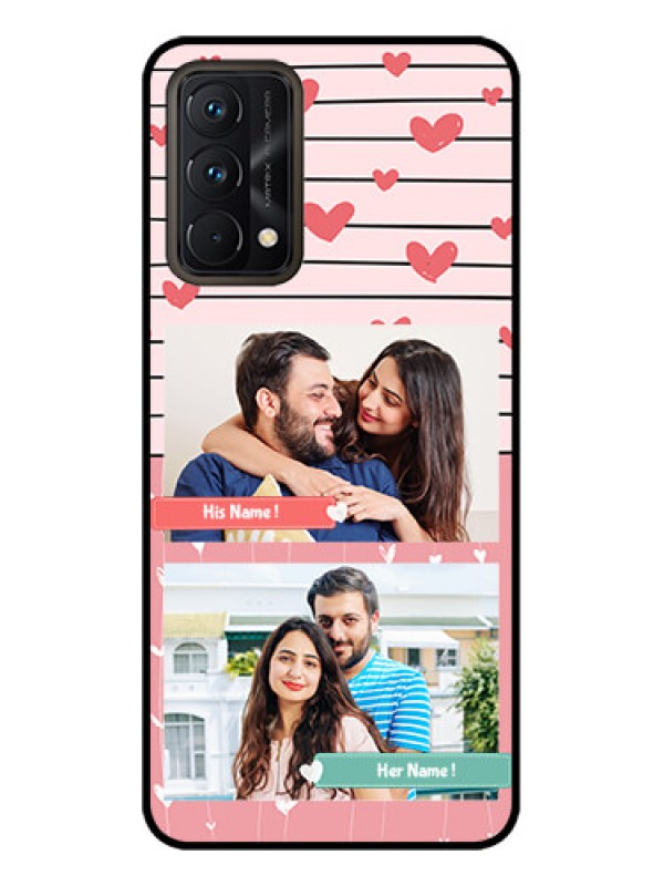 Custom Realme GT Master Edition Custom Metal Phone CasePhoto With Heart Design