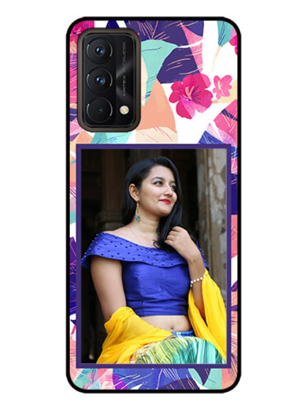 Custom Realme GT Master Edition Custom Metal Phone CaseAbstract Floral Design