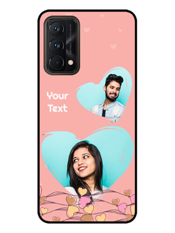 Custom Realme GT Master Edition Custom Metal Phone CaseLove Doodle Design