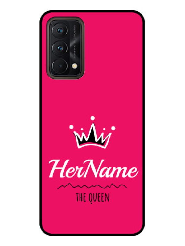 Custom Realme GT Master Edition Custom Metal Phone CaseQueen With Name Design