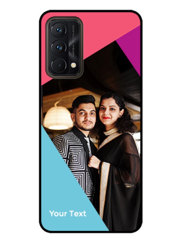 Custom Realme GT Master Edition Custom Metal Phone CaseStacked Triple Colour Design