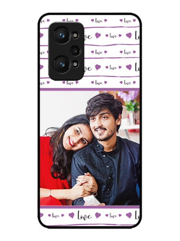 Custom Realme GT Neo 2 5G Custom Metal Phone CaseCouples Heart Design