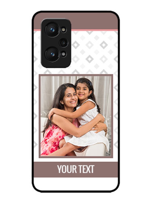 Custom Realme GT Neo 2 5G Custom Metal Phone CaseSimple Diamond Design