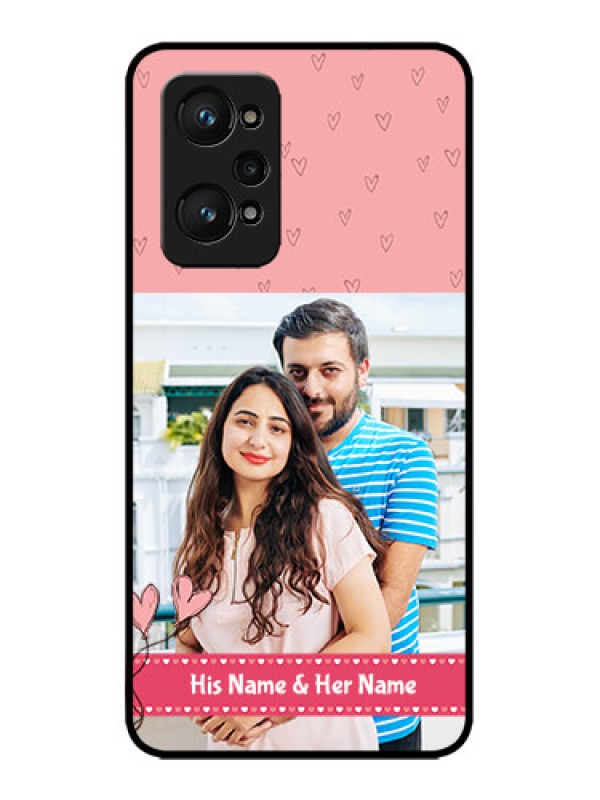 Custom Realme GT Neo 2 5G Custom Metal Phone CaseLove Design Peach Color