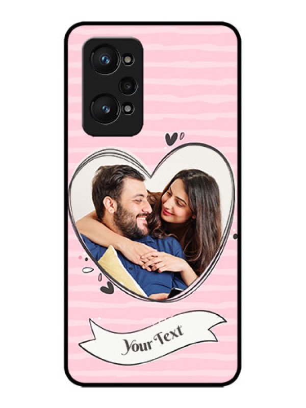 Custom Realme GT Neo 2 5G Custom Metal Phone CaseVintage Heart Design