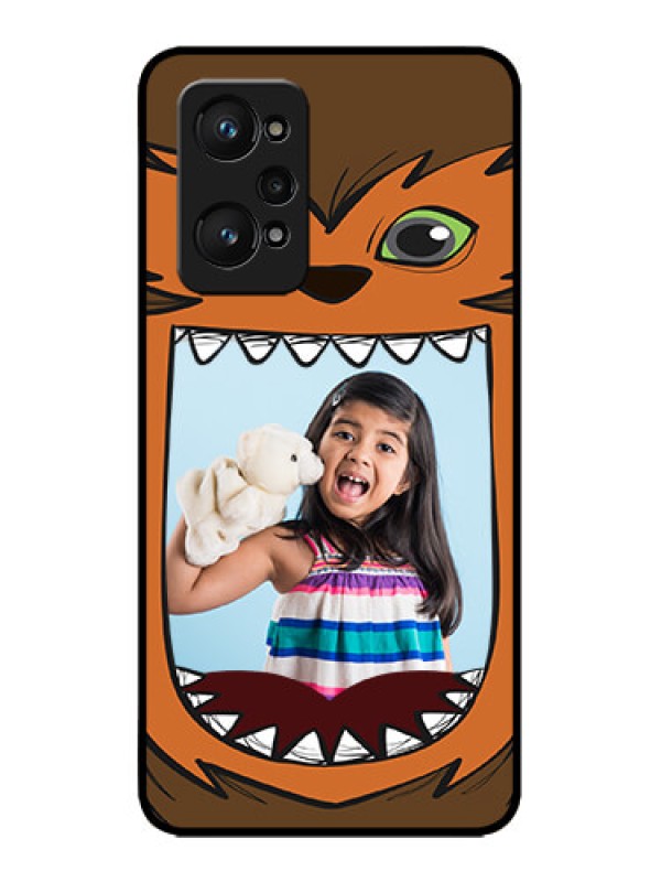 Custom Realme GT Neo 2 5G Custom Metal Phone CaseOwl Monster Back Case Design