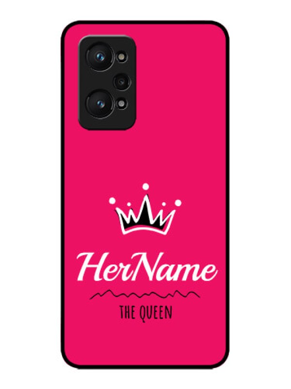 Custom Realme GT Neo 2 5G Custom Metal Phone CaseQueen With Name Design