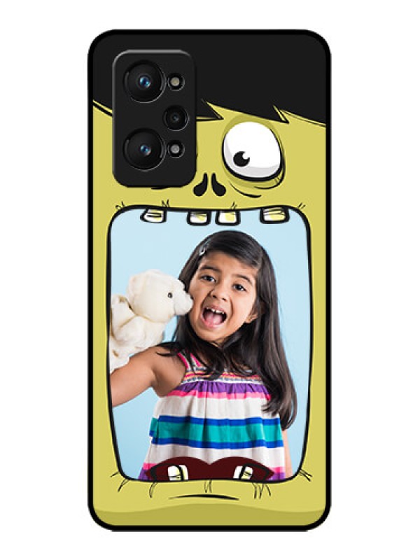 Custom Realme GT Neo 3T Custom Metal Phone Case - Cartoon Monster Back Case Design