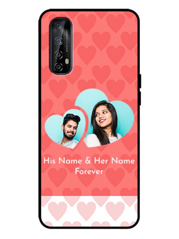 Custom Realme Narzo 20 Pro Custom Metal Phone Case - Couple Pic Upload Design