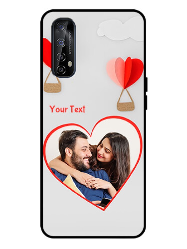 Custom Realme Narzo 20 Pro Custom Metal Phone Case - Parachute Love Design