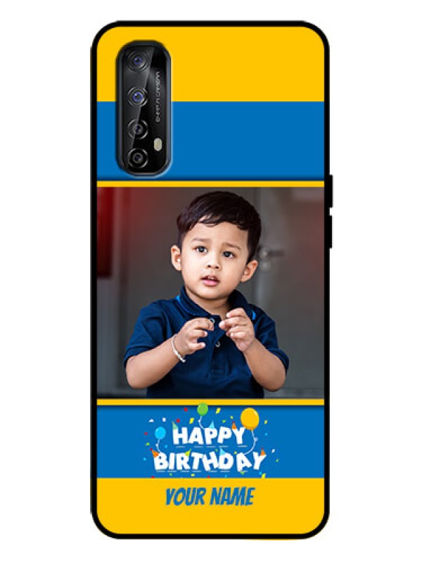 Custom Realme Narzo 20 Pro Custom Metal Phone Case - Birthday Wishes Design