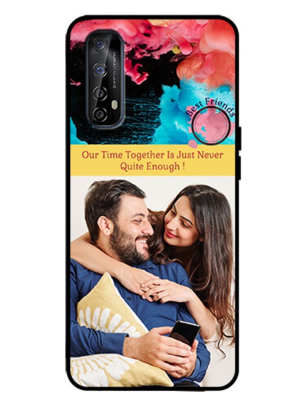 Custom Realme Narzo 20 Pro Custom Metal Phone Case - Quote With Acrylic Painting Design