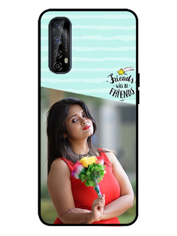 Custom Realme Narzo 20 Pro Custom Metal Phone Case - Friends Picture Icon Design
