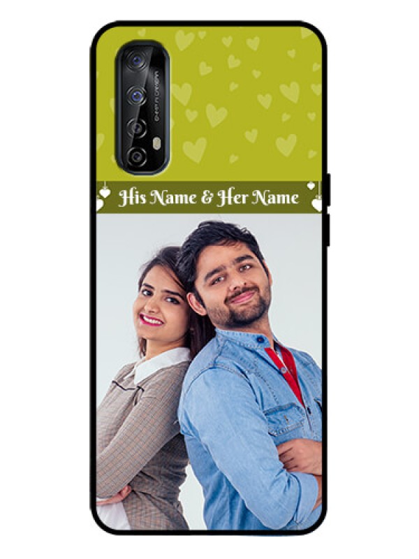 Custom Realme Narzo 20 Pro Custom Metal Phone Case - You and Me Heart Design