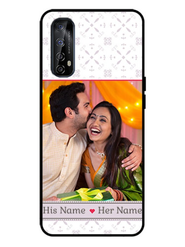 Custom Realme Narzo 20 Pro Custom Metal Phone Case - With Photo And Ethnic Design