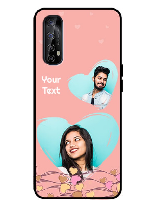 Custom Realme Narzo 20 Pro Custom Metal Phone Case - Love Doodle Design