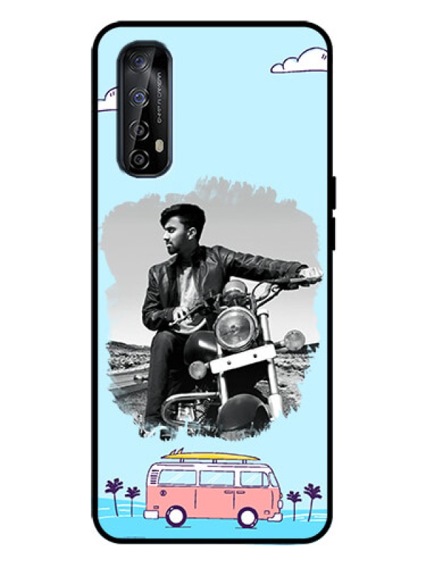 Custom Realme Narzo 20 Pro Custom Metal Phone Case - Travel and Adventure Design