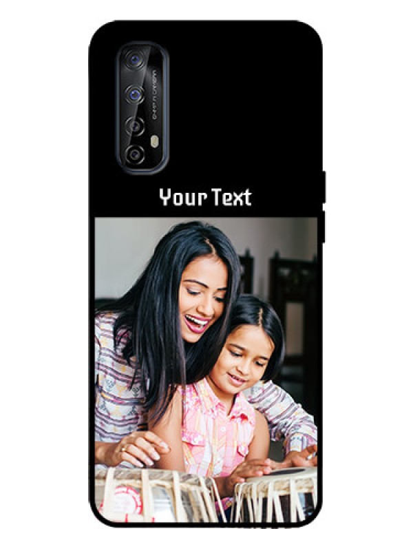 Custom Realme Narzo 20 Pro Custom Metal Phone Case - Photo With Name Design