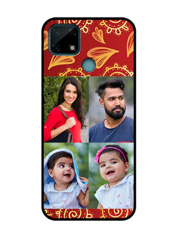Custom Realme Narzo 20 Custom Metal Phone Case - 4 Image Traditional Design