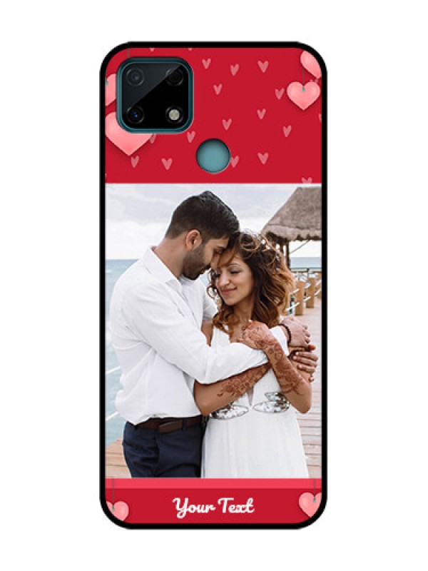 Custom Realme Narzo 20 Custom Metal Phone Case - Valentines Day Design