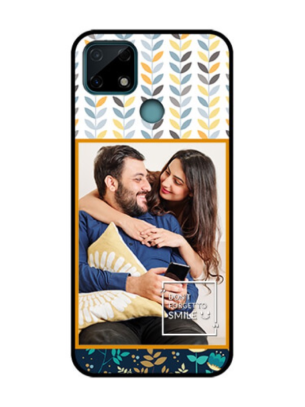 Custom Realme Narzo 20 Custom Metal Phone Case - Pattern Design