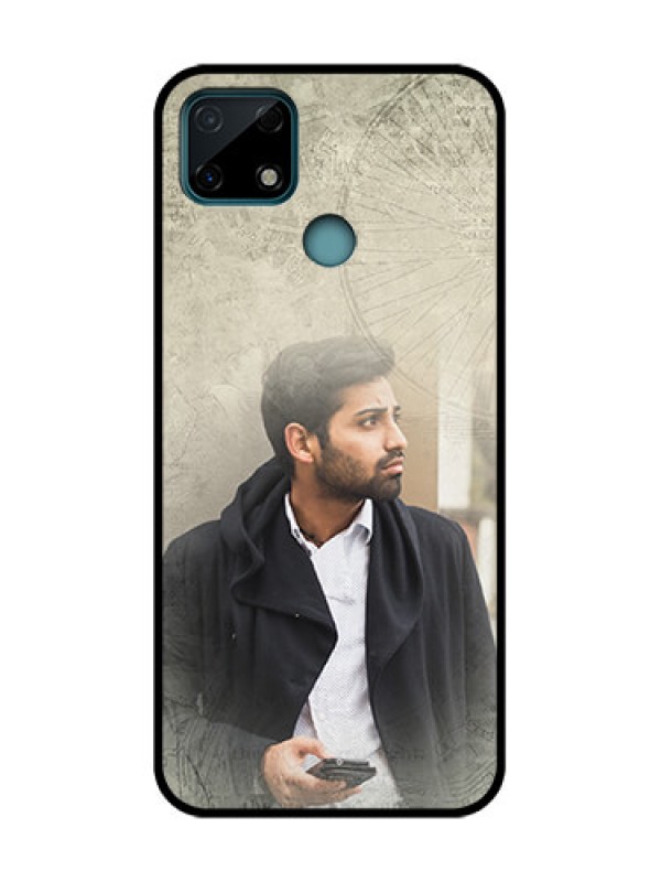 Custom Realme Narzo 20 Custom Metal Phone Case - With Vintage Design