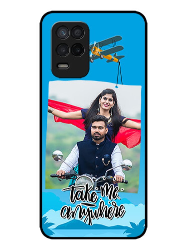 Custom Realme Narzo 30 5G Custom Metal Phone Case - Traveller Design