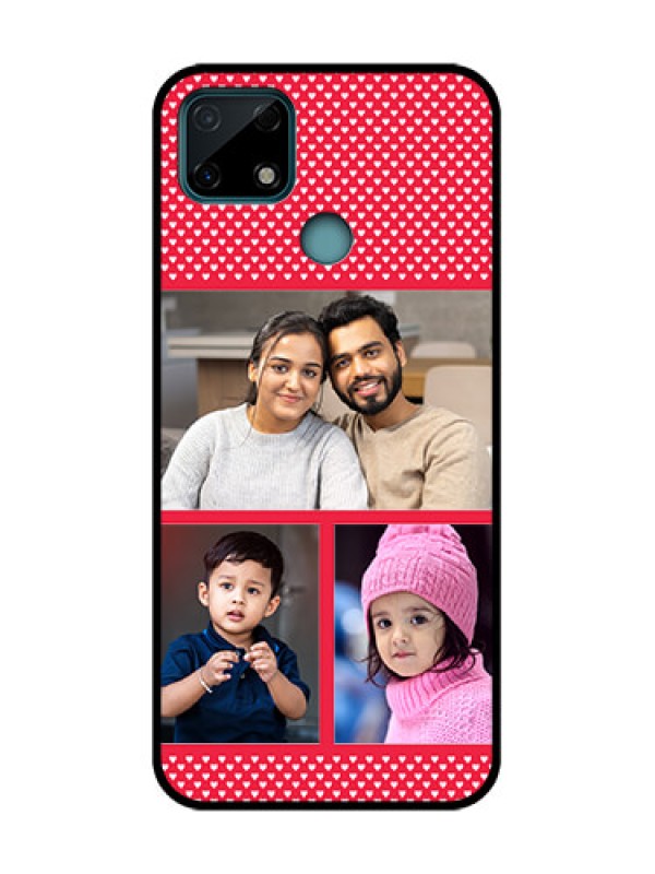 Custom Realme Narzo 30A Custom Metal Phone Case - Bulk Photo Upload Design
