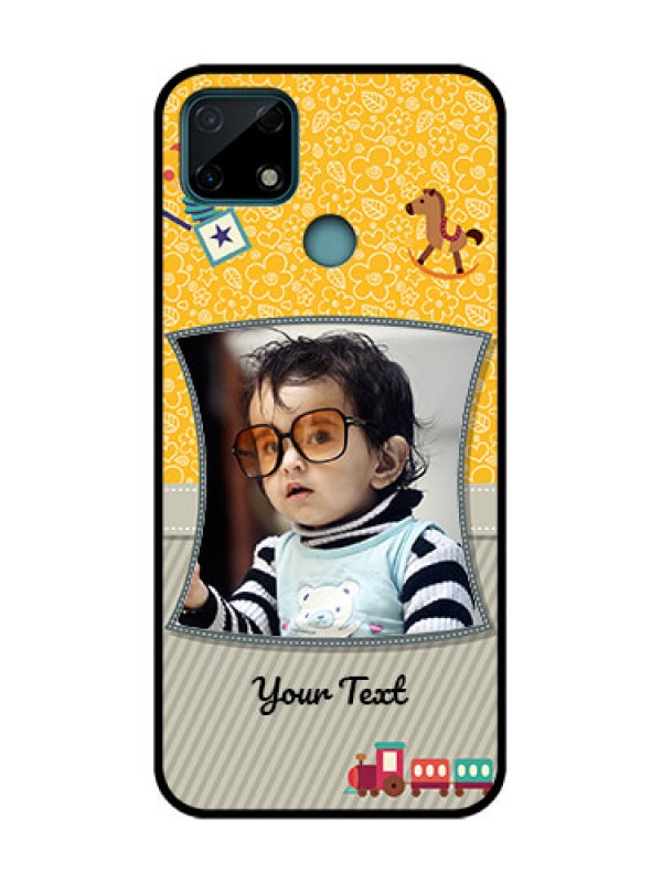 Custom Realme Narzo 30A Custom Metal Phone Case - Baby Picture Upload Design