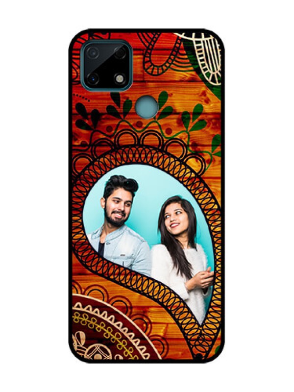 Custom Realme Narzo 30A Custom Metal Phone Case - Abstract Colorful Design