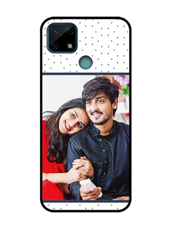 Custom Realme Narzo 30A Custom Metal Phone Case - Premium Dot Design