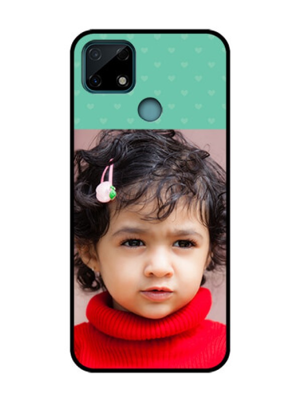 Custom Realme Narzo 30A Custom Metal Phone Case - Lovers Picture Design